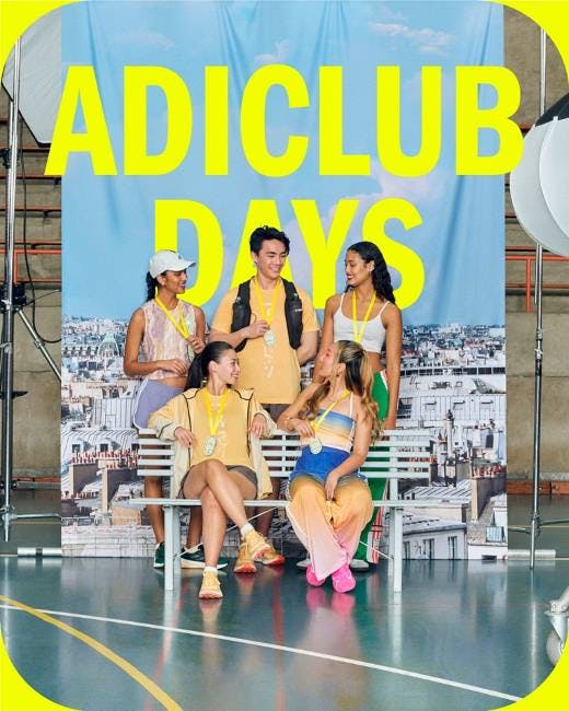 adidas adiClub Days｜玩遊戲贏$1000現金券＋積分換禮品