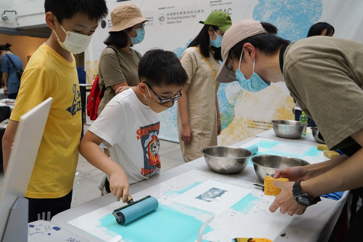 香港版畫工作室 賽馬會「以藝同行」照顧者社區藝術計劃 展覽暨版畫嘉年華 5