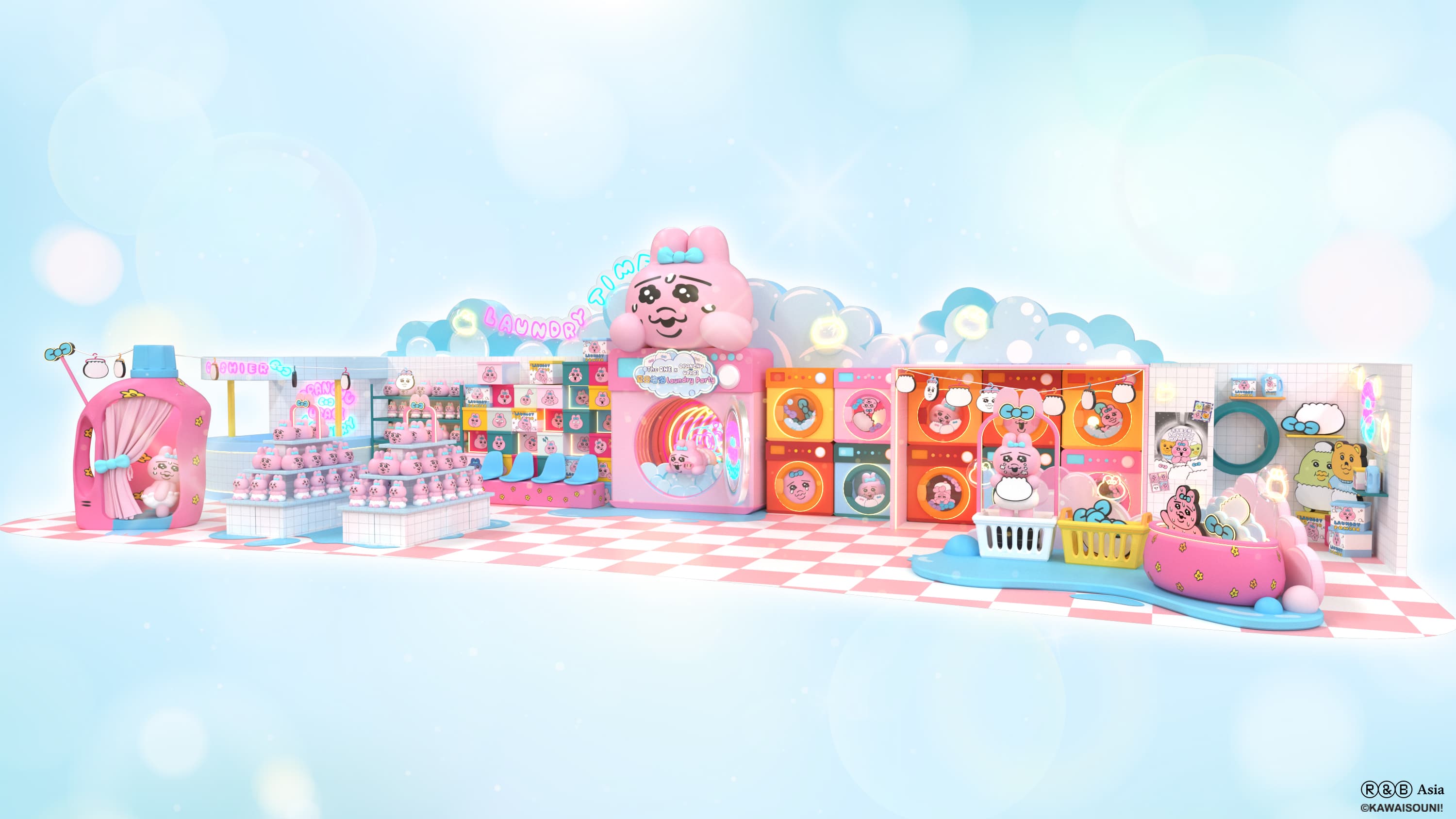The ONE x Opanchu Usagi夏日泡泡Laundry Party