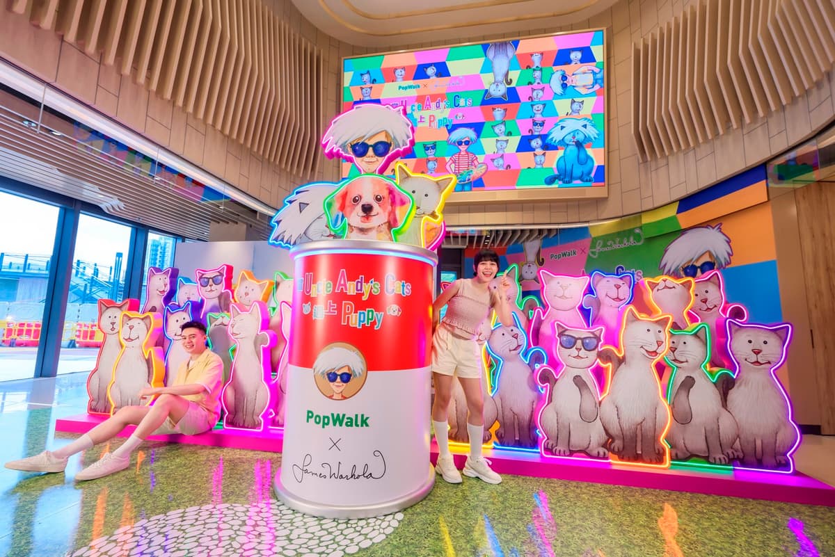 「PopArt『油』藝園」 PopWalk x James Warhola   當Uncle Andy's Cats遇上Puppy 4