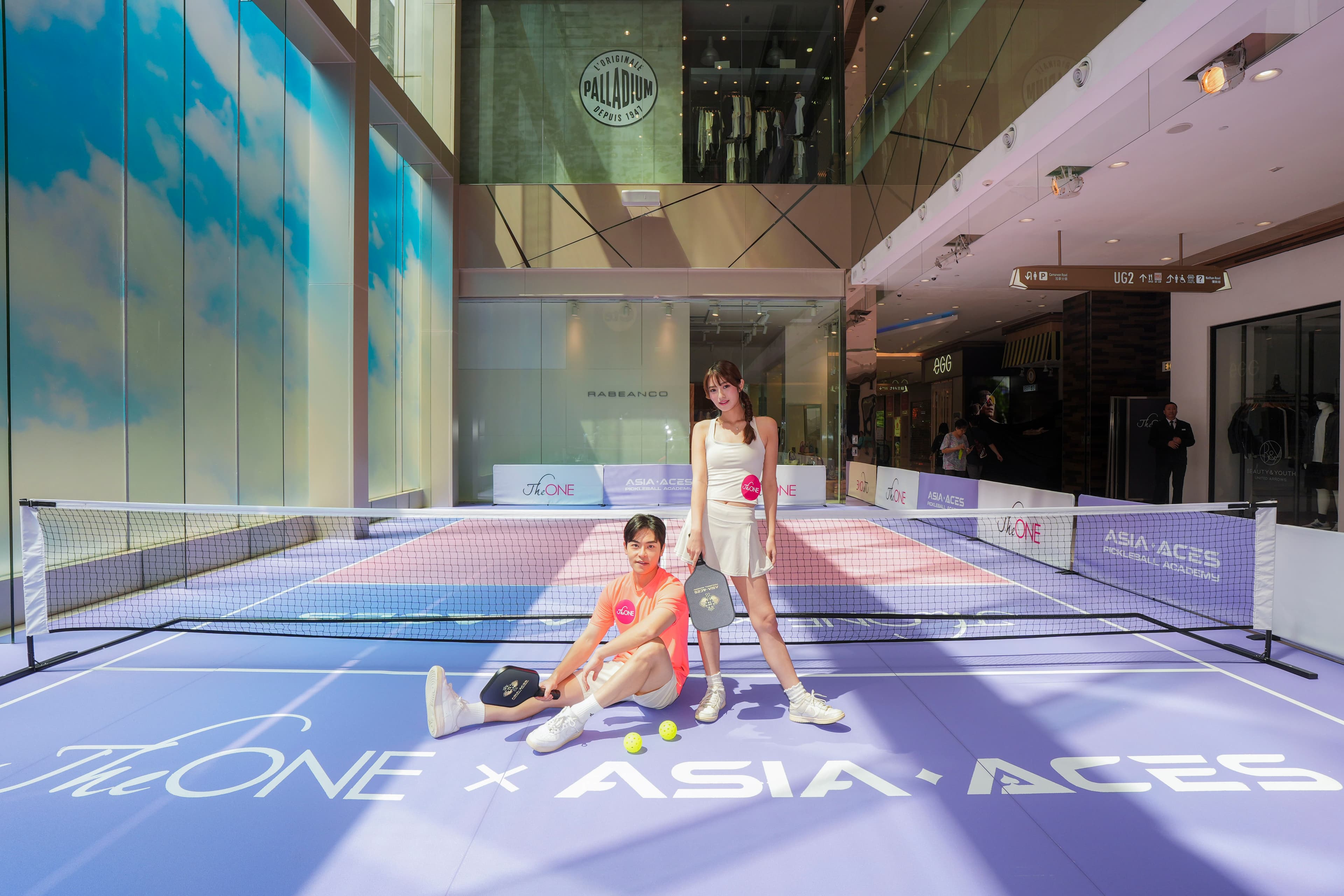 The ONE X AAPA Pickleball Power-up! 標準Pickleball球場 CHILL型格打卡配置