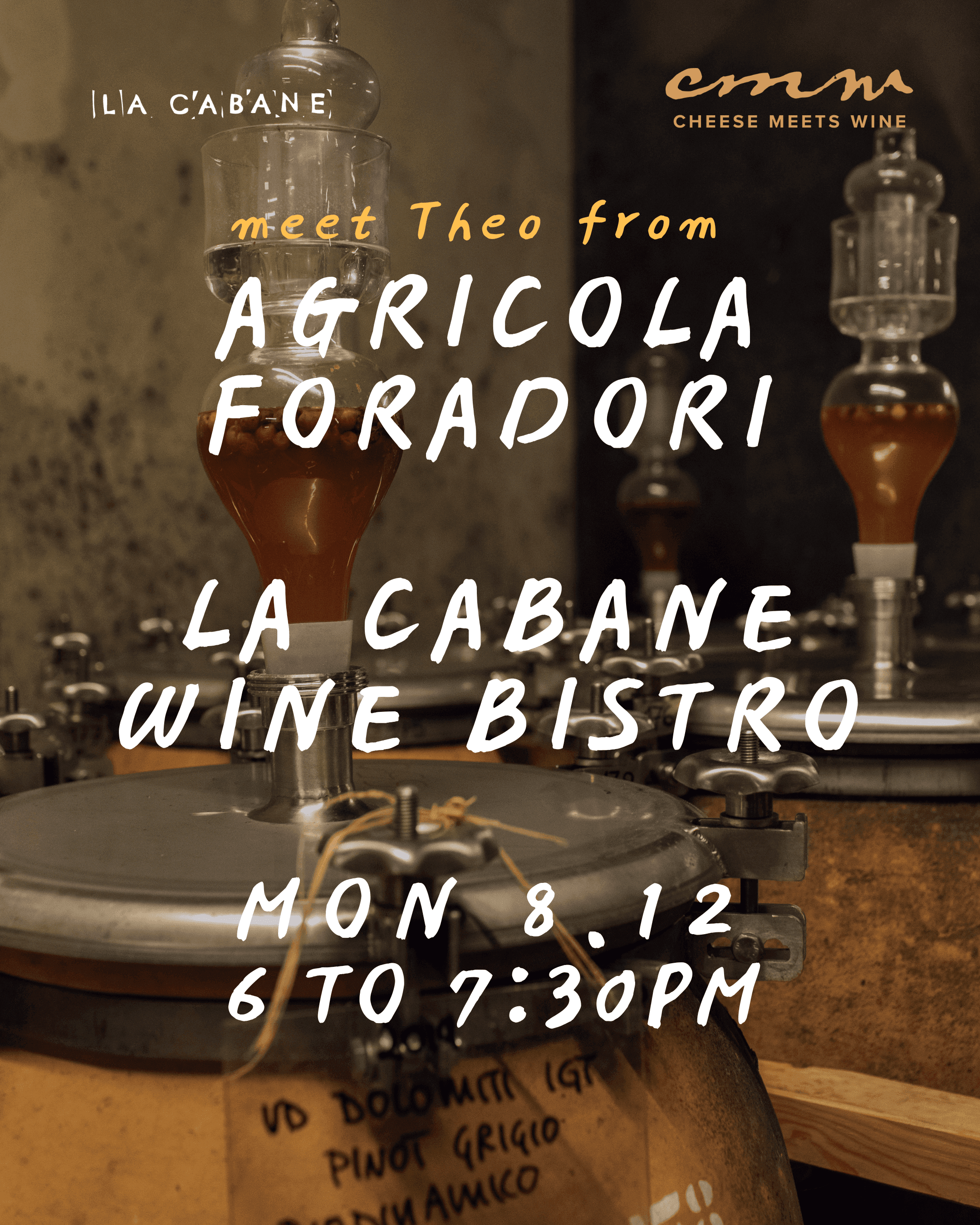 Meet Agricola Foradori from Dolomites at the Bistro 08.12.2025