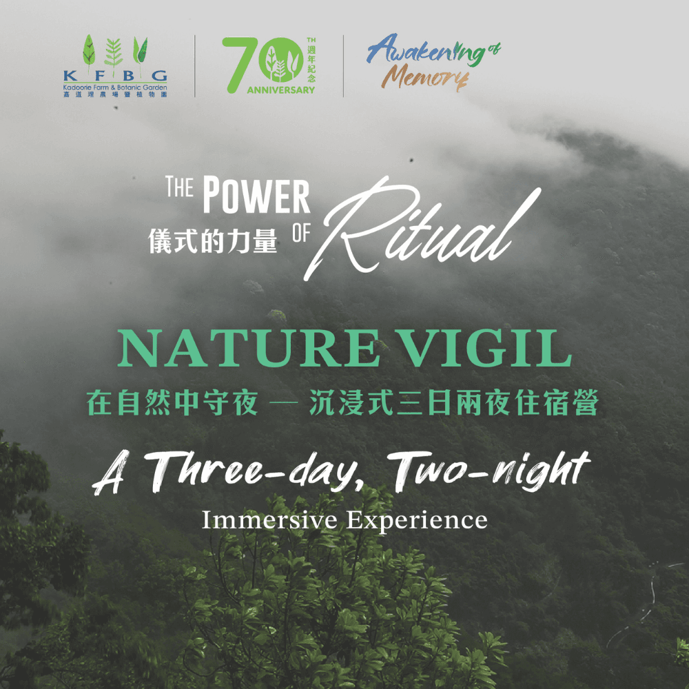 The Power of Ritual: Nature Vigil — A Three-day, Two-night Immersive Experience