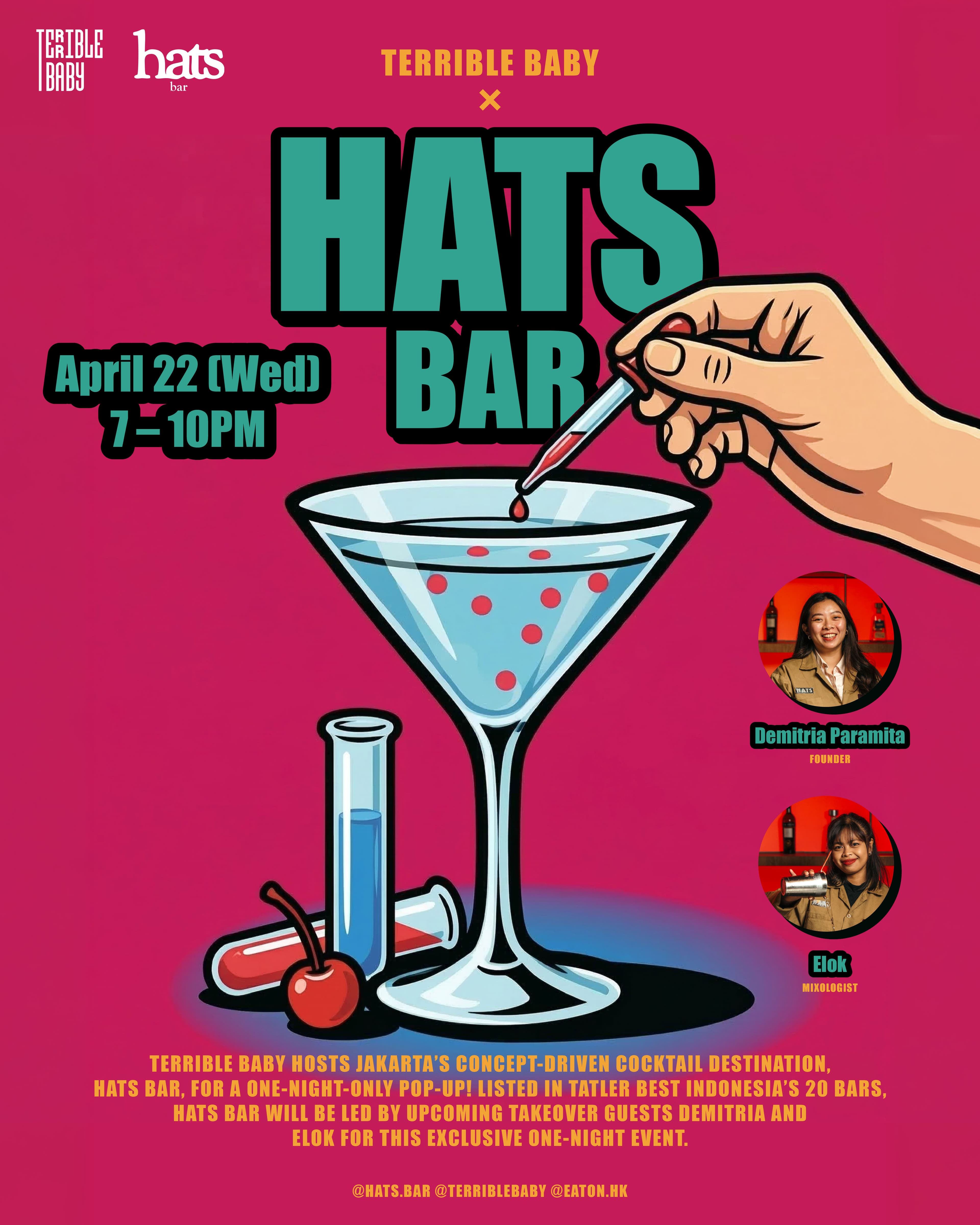 Terrible Baby x HATS Bar Pop-up