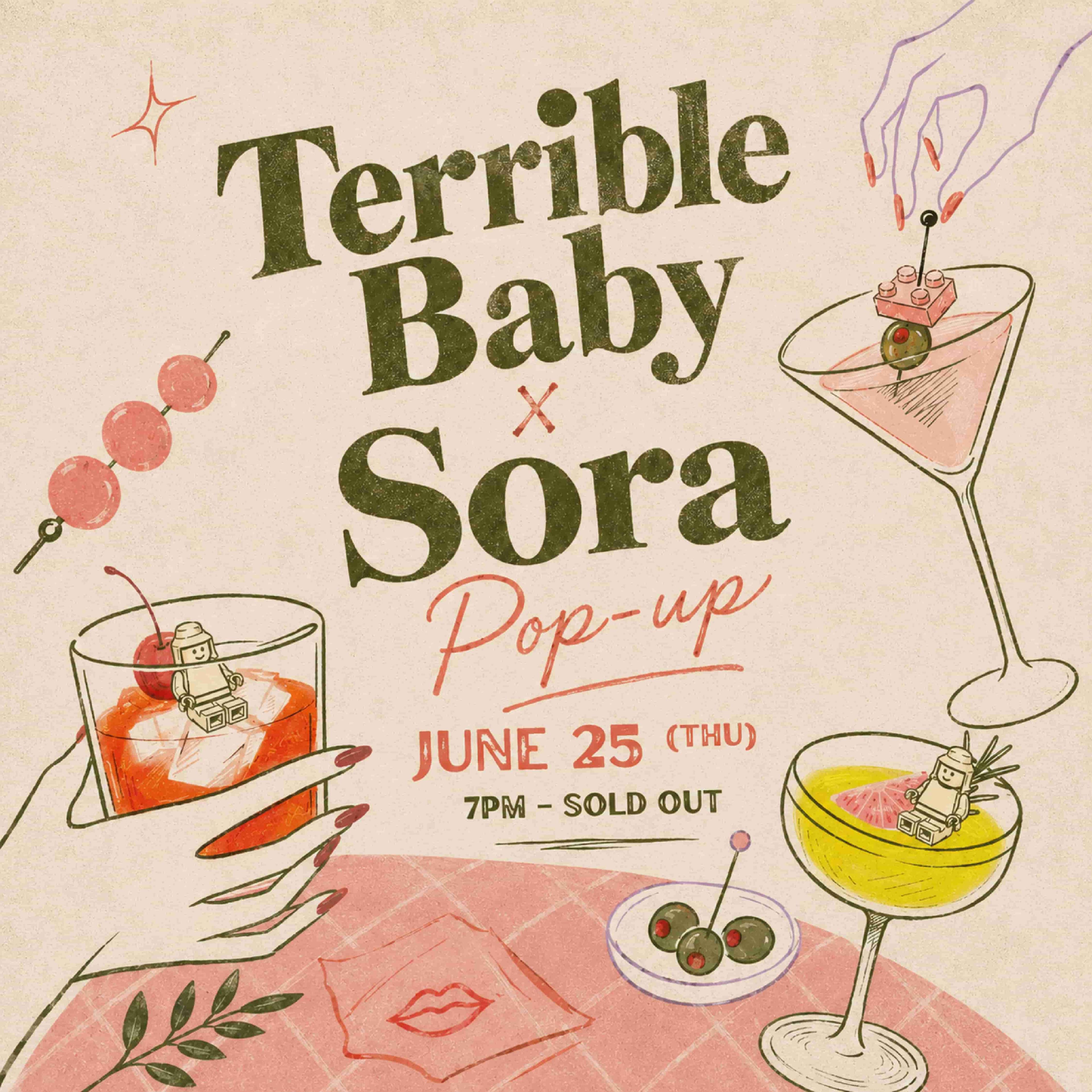 Terrible Baby x Sora Pop-up