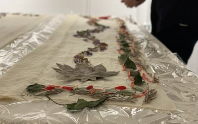 植物印染圍巾工作坊 5
