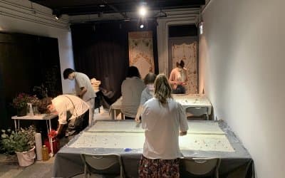 植物印染圍巾工作坊 6