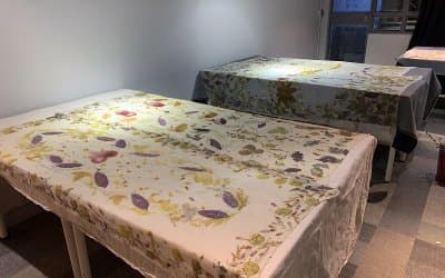 植物印染圍巾工作坊 3