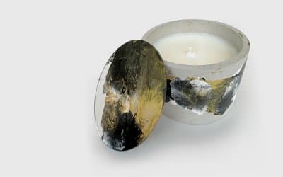 混凝土 x 流體藝術 香薰蠟燭工作坊 2