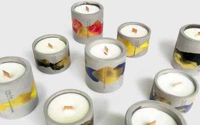 混凝土 x 流體藝術 香薰蠟燭工作坊 7