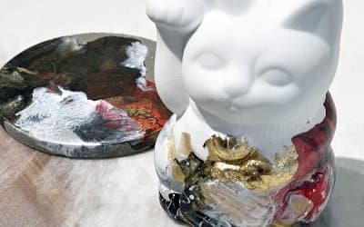 獨特流體藝術工作坊:角色造型擴香石 10