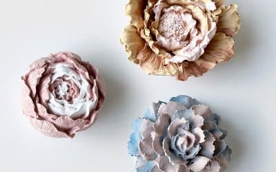 Fluid art x Aroma stone x Flower Wall Art Workshop 2