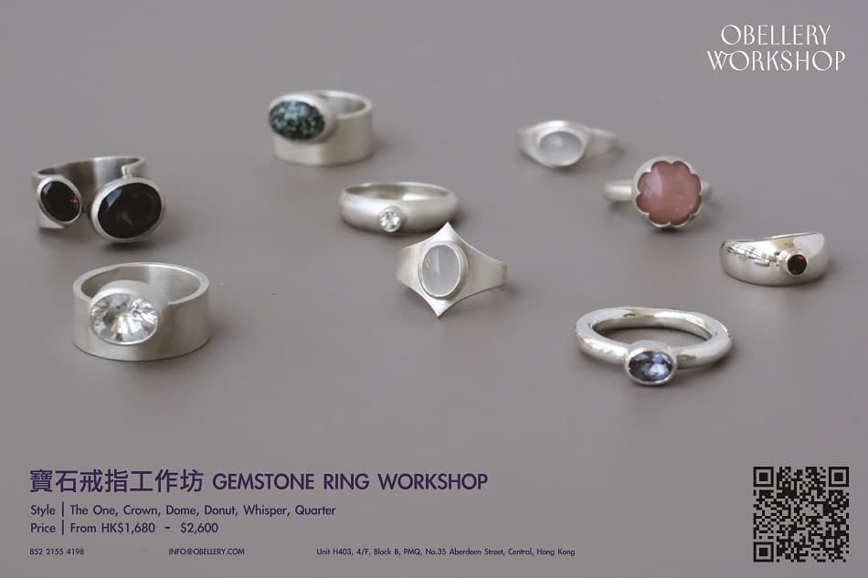 Gemstone Ring Workshop by Obellery